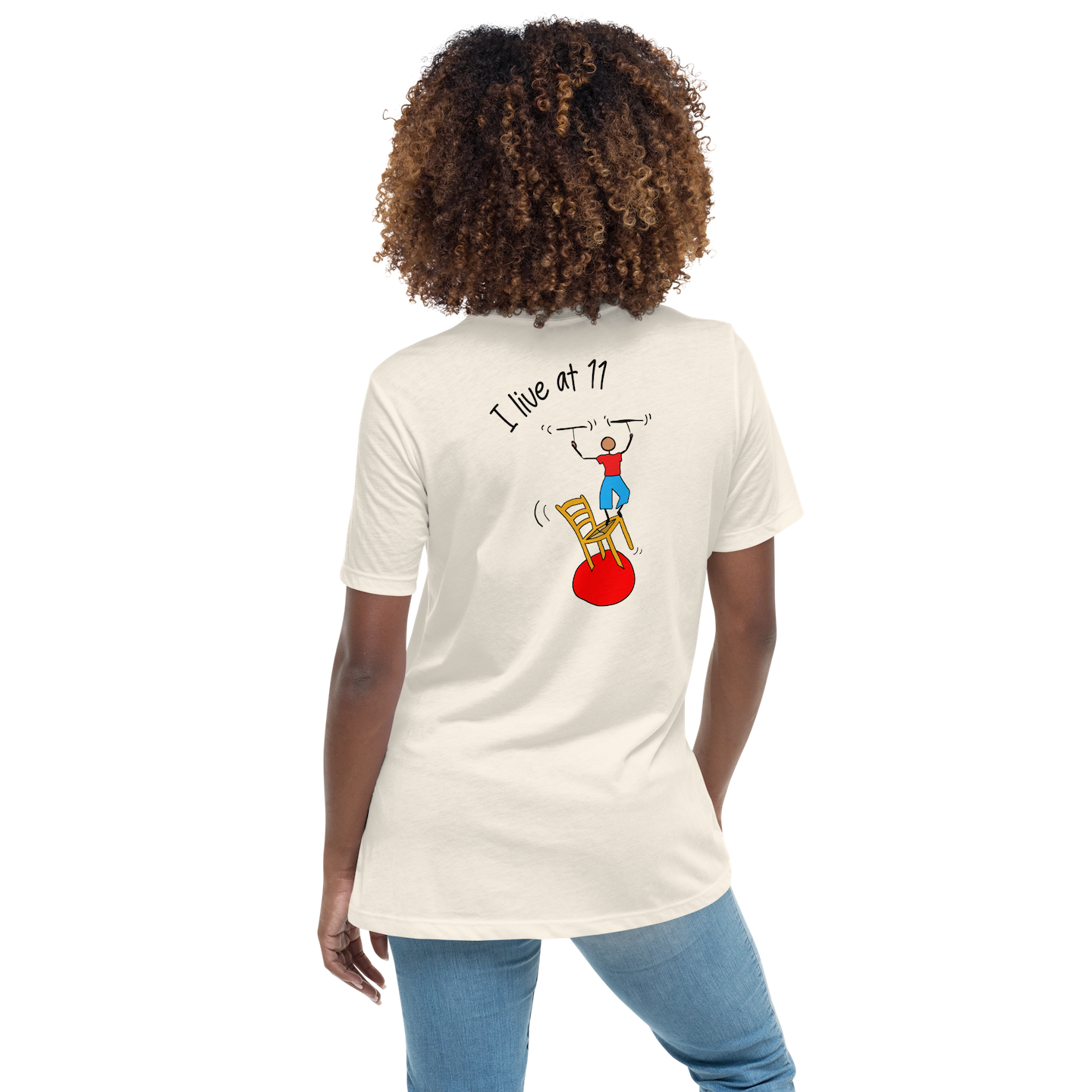 Women's T-shirt: I live at 11 (but maybe I can slow down for you) - Image 2