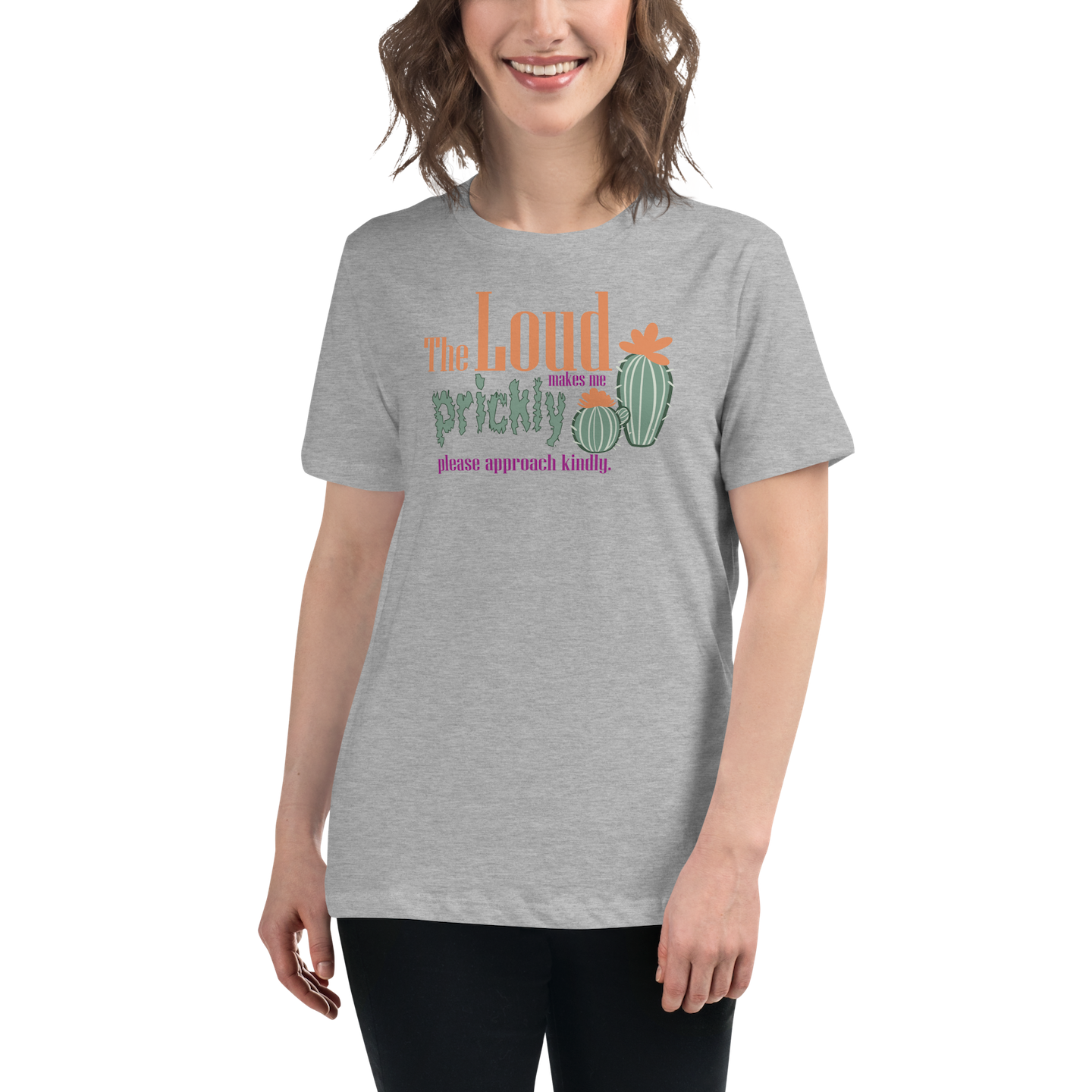 Women's T-shirt: The loud makes me prickly - Image 16