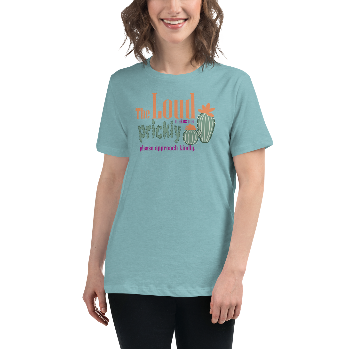 Women's T-shirt: The loud makes me prickly - Image 17