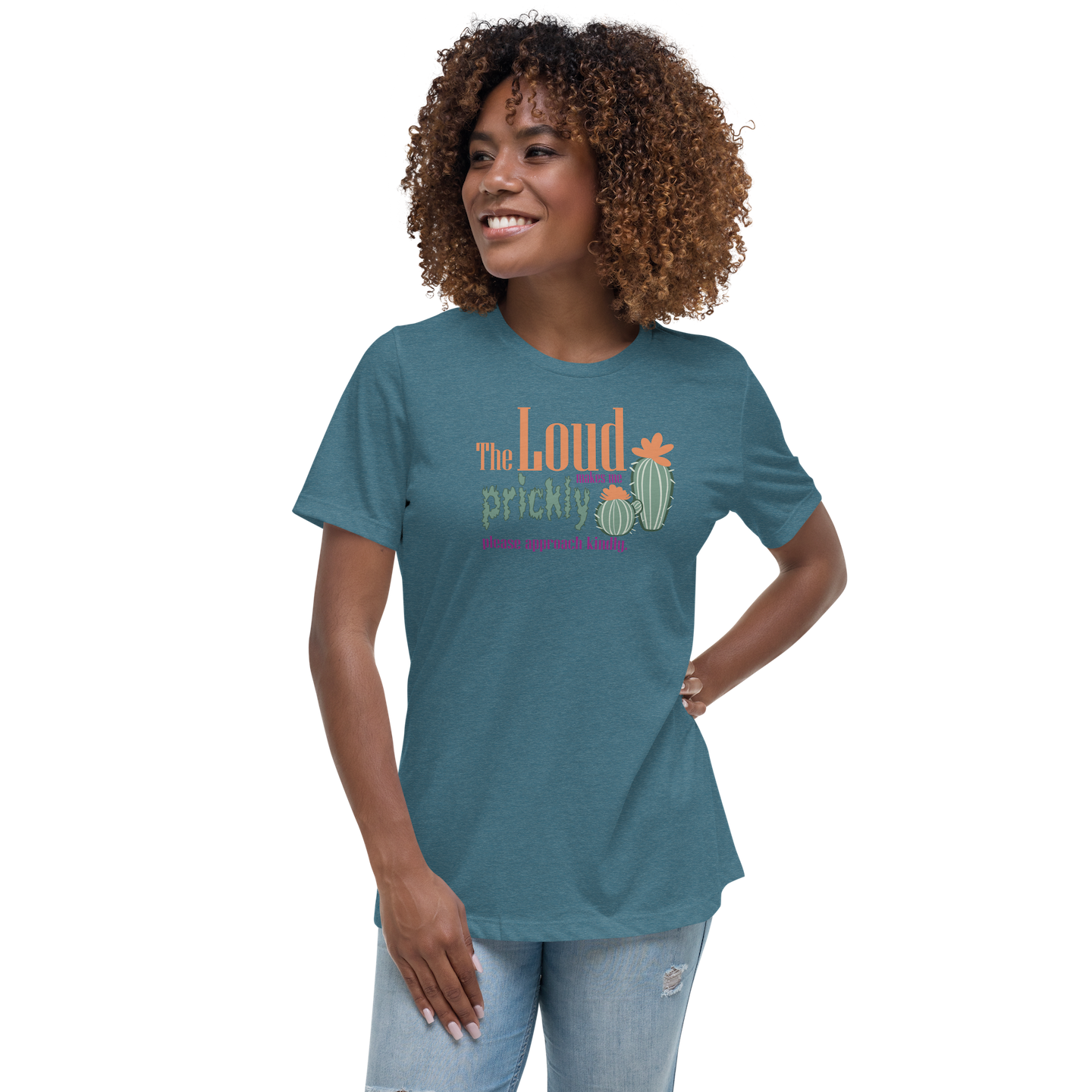Women's T-shirt: The loud makes me prickly - Image 10