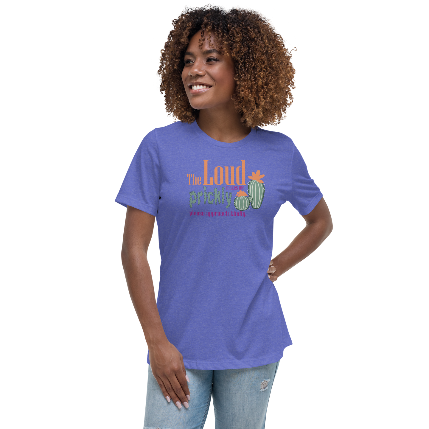 Women's T-shirt: The loud makes me prickly - Image 7