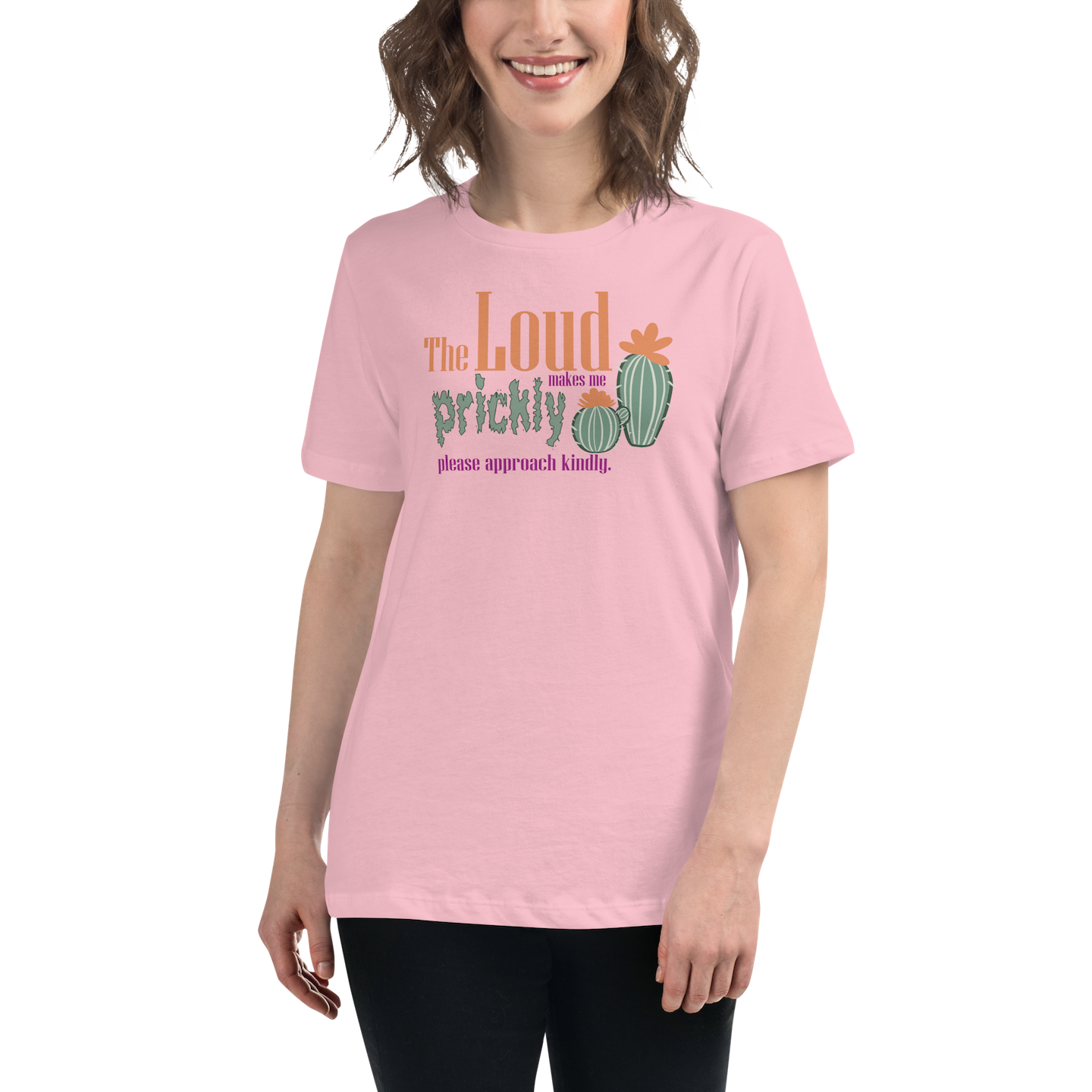 Women's T-shirt: The loud makes me prickly - Image 15