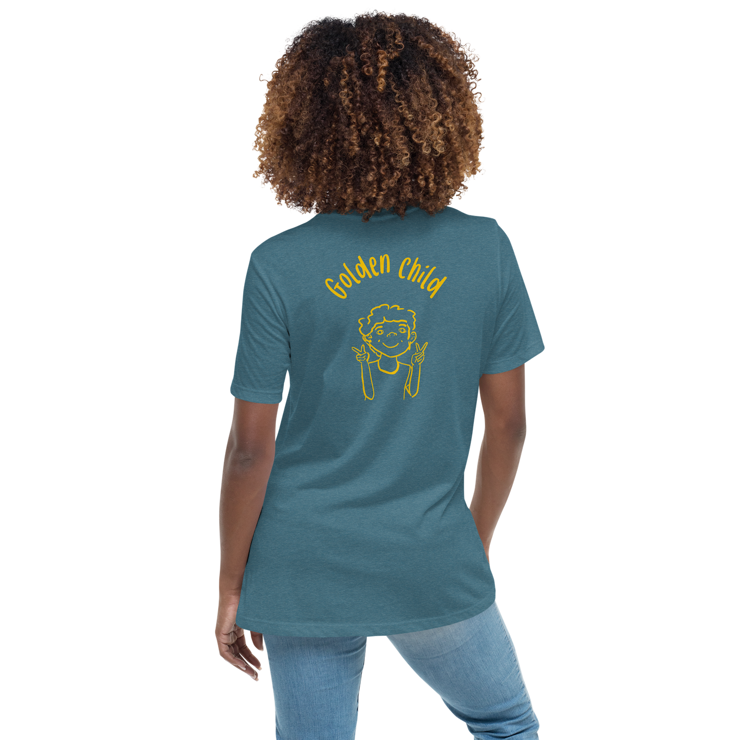 Women's T-shirt: silence is golden (golden child) - Image 3