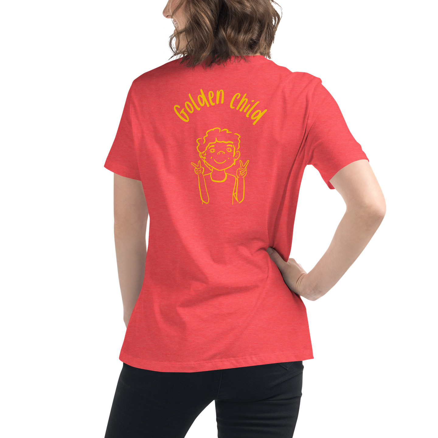 Women's T-shirt: silence is golden (golden child) - Image 2