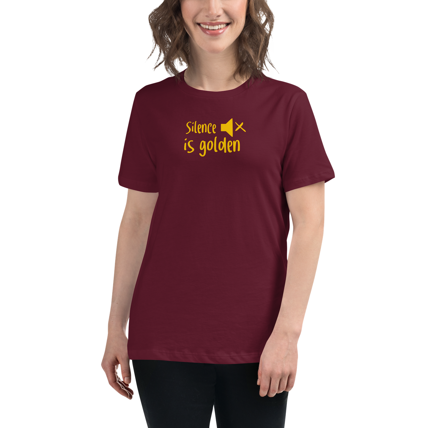 Women's T-shirt: silence is golden (golden child) - Image 18
