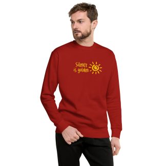 Sweatshirt: Silence is Golden with Headphones