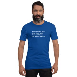 Unisex T-shirt: Politically blue